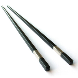 Riukiu Silver chopsticks (eetstokjes)